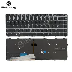 for HP EliteBook Folio 1040 G3 keyboard 844423-001 818252-001 US English Keyboard With Backlit