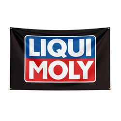 Liqumoly Bandera de poliéster impresa, Banner de aceite para decoración, 3x5 pies