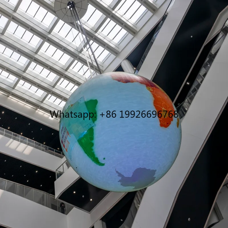 

Indoor Full Color Iron Globe Sphere LED Display Panel with High Brightness for Retail/Restaurant Use