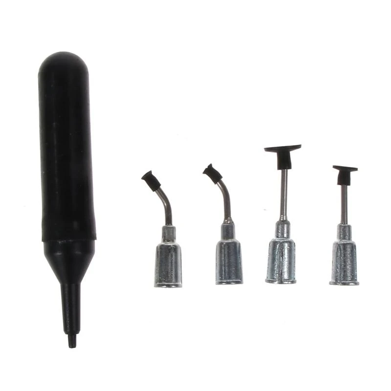 

652F Portable Anti Static Vacuum Sucking Pen Easy Pick Up Tool with 4 Suction Headers Suitable for IC Chip SMT Work