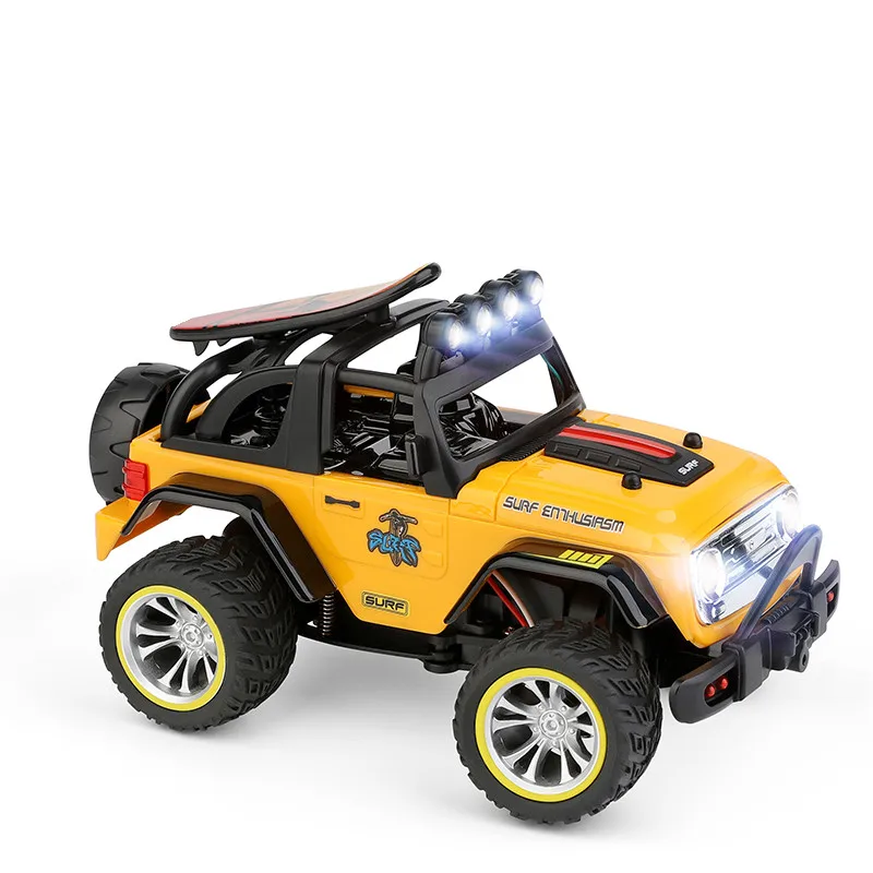 2WD Mini RC Car 25KM/H Cool Lighting Brake Function Simulation Structure High Speed Off Road Remote Control Vehicle Children Toy
