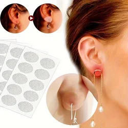 200/100Pcs Clear Invisible Earlobes Protective Stickers For Stretched Ear Lobes And Relieve Strain From Heavy Earrings