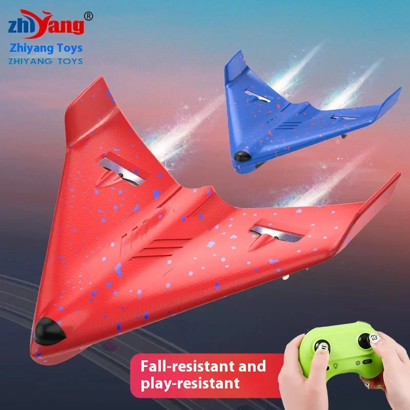 New Remote Control Aircraft Glider Delta Wing Aircraft Model Fixed Wing Electric Charging Toy Foam Model Fall Resistant