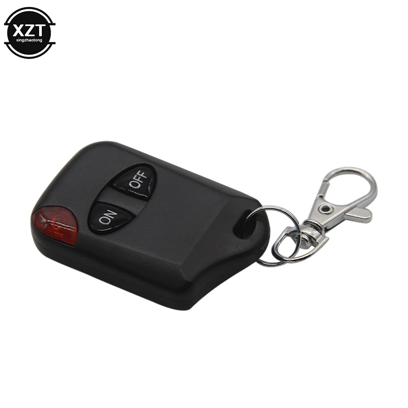 2 Buttons Key 433MHz Remote Control Wireless For Gate Garage Door Keychain  A B ON OFF Duplicator 2 Keys RF Remote Controller