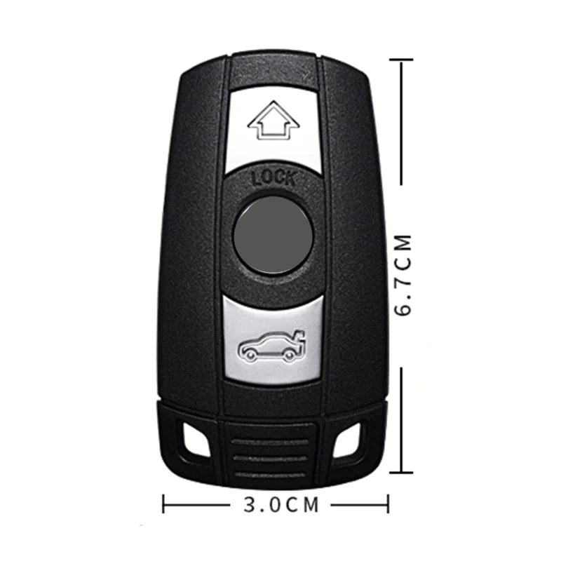 Remote Key Shell For BMW 3 Buttons E60 E61 E90 E92 E82 E70 E71 E87 E88 E89 X5 X6 1/3/5/6 Series Key Replacement Car Accessories