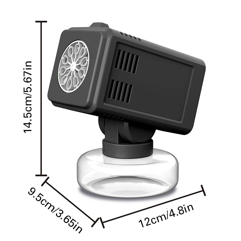 เครื่องทำฟองสบู่แบบพกพา, ของขวัญแบบหมุนได้, เครื่องทำฟองสบู่ของเล่นกลางแจ้ง, ของขวัญวันเกิดปาร์ตี้ [ไม่มีแบตเตอรี่, ไม่มีน้ำฟองสบู่]