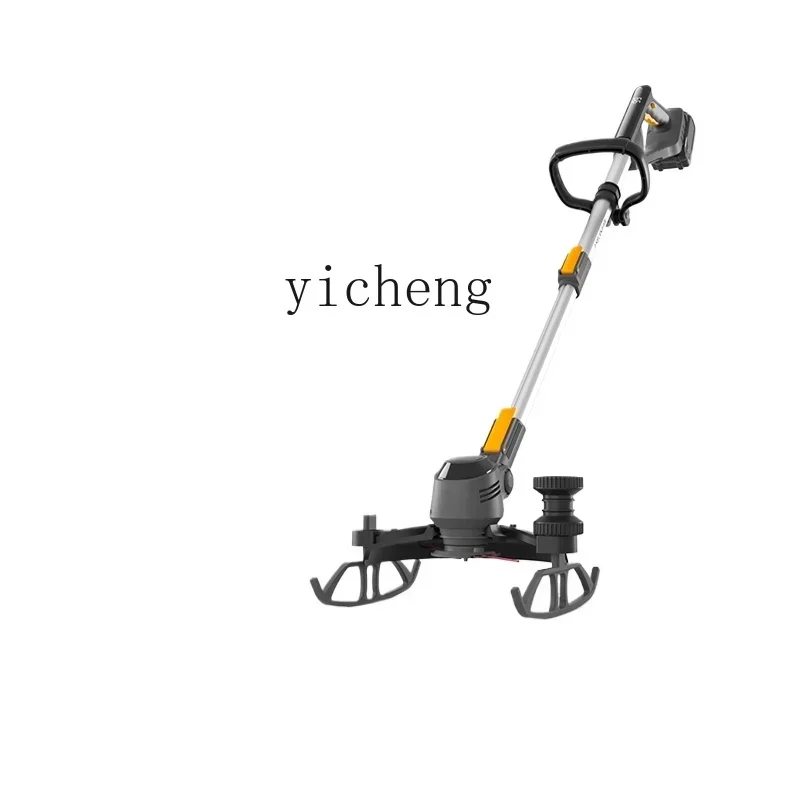 

электрическая газонокосилка, маленькая бытовая многофункциональная газонокосилка, артефакт