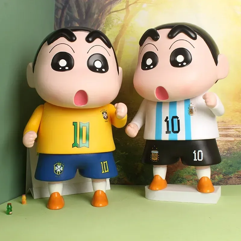 

42CM Anime Big Crayon Shin-chan 1:1 Figure Model Ornament Large Doll Collection Decor Action Figurine Limited Toy Christmas Gift