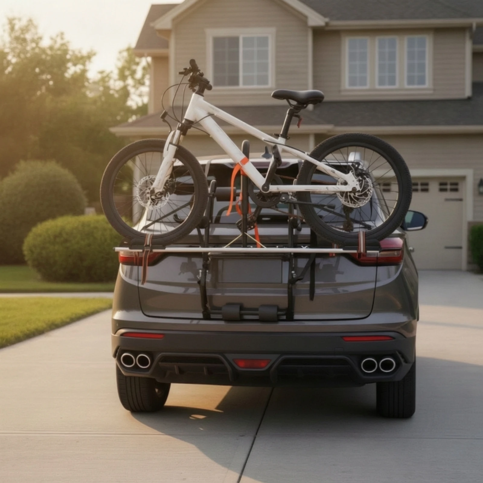 Outdoor Adventure Vehicles - Platform Bike Rack Folding Rear Bike