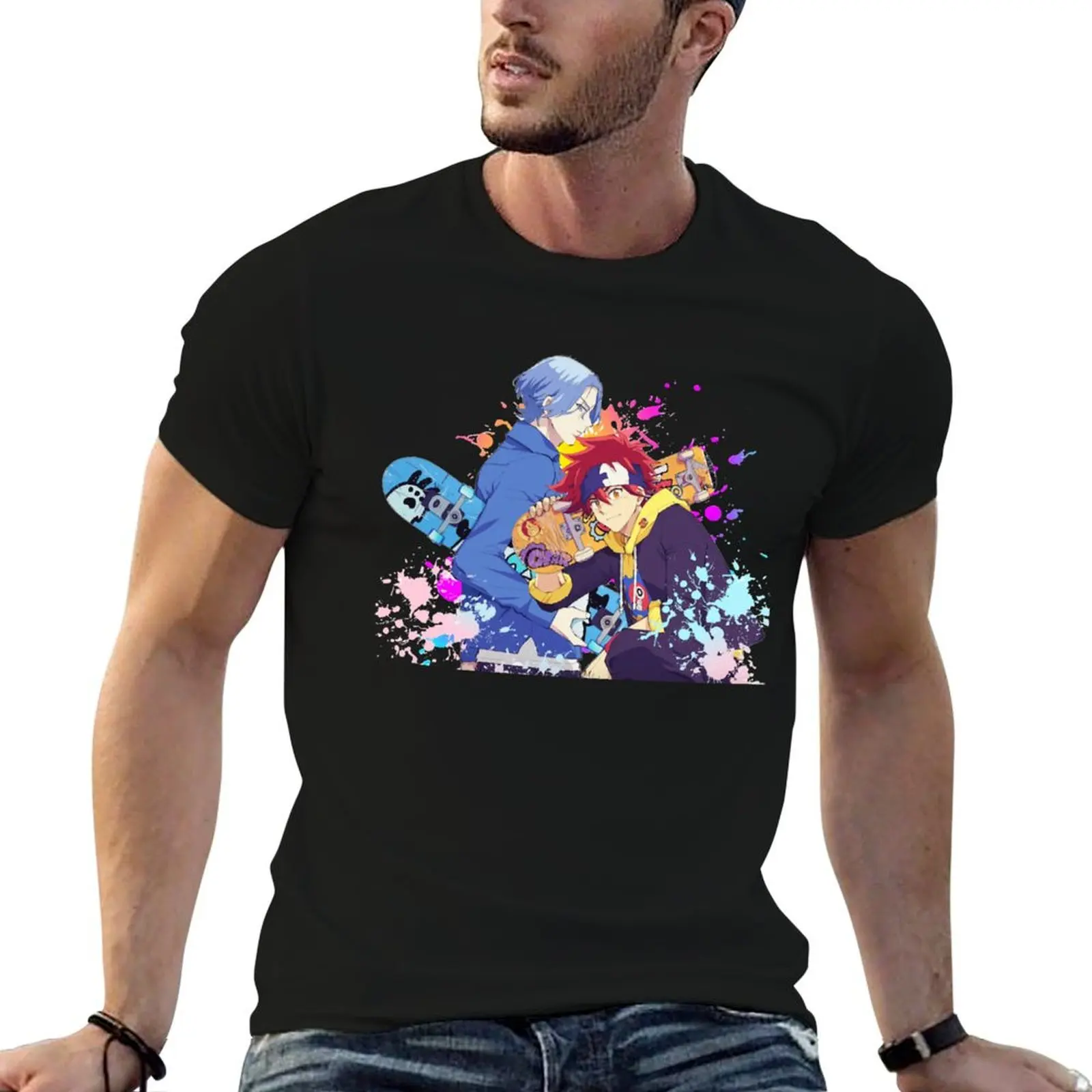 

Reki for cotton SK8 man t INFINITY- graphic man Langa the Reki - shirts T-Shirt t and and shirt Langa