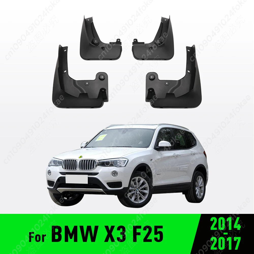 

FOR BMW X3 F25 2014 2015 2016 2017 Fender Mudflaps Splash Guards Mudguards Mud Flaps car Accessories