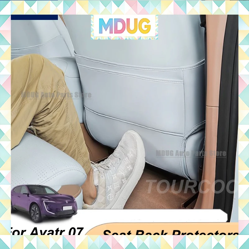 MDUG For Avatr 07 2024 Seat Back Anti-kick Protective Cover Interior Styling Modified Accessories