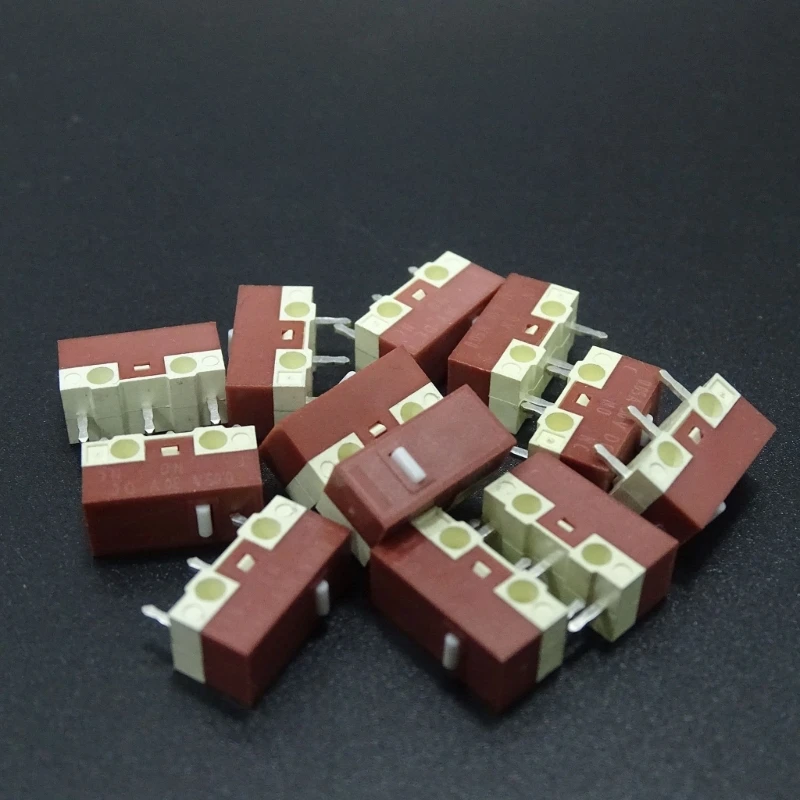 10 Cái/lốc Huano Chuột Micro Trắng Chấm Micro Nút Tắt Mở 20 Triệu Chuột Bảo Dưỡng Trang Sức Giọt