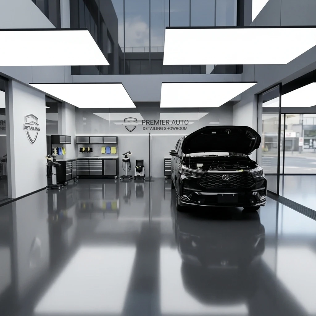 Auto Detailing LED Light Box Car Showroom 4S Store Soft Film Ceiling Light