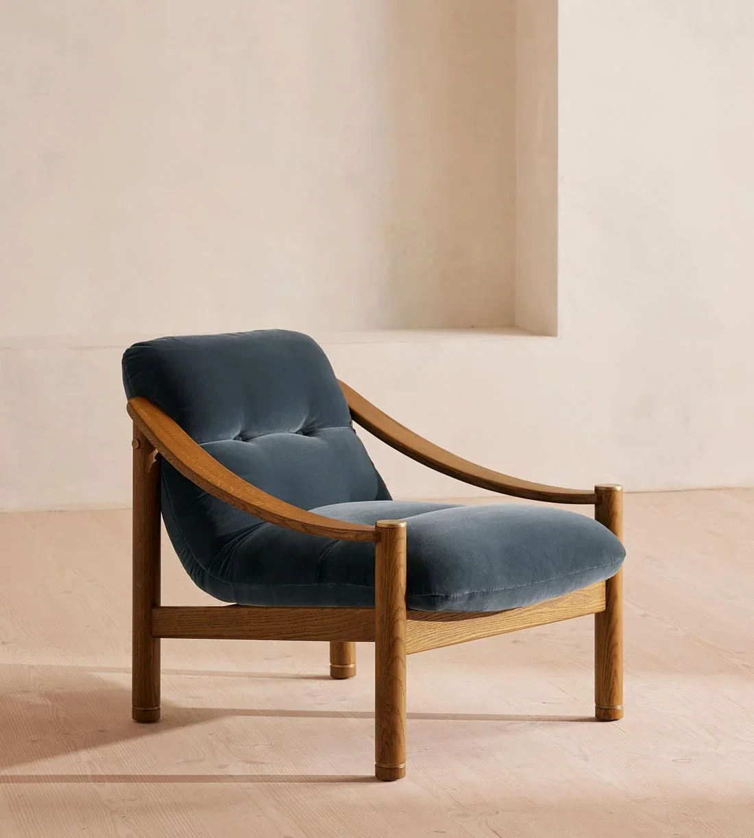 #az Ball Chair Armchair Convertible Comfortable Durable Wooden Base with Synthetic Leather Living Room Home Furniture