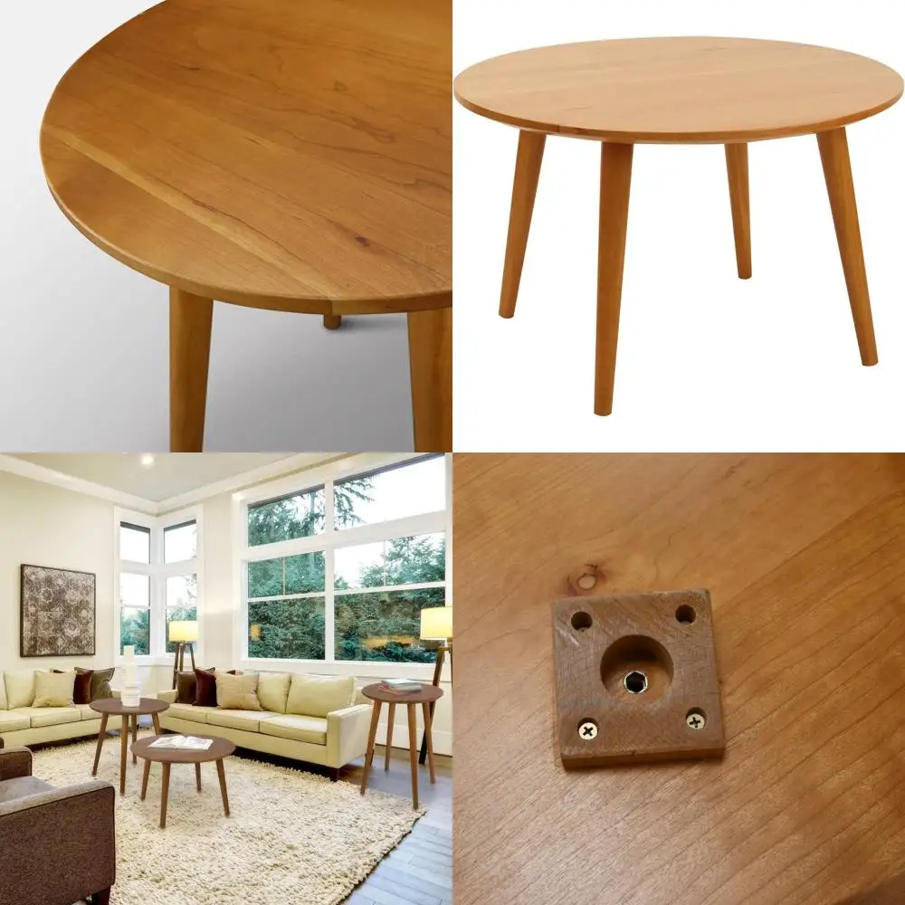 

Журнальный столик из натурального вишневого дерева в американском стиле