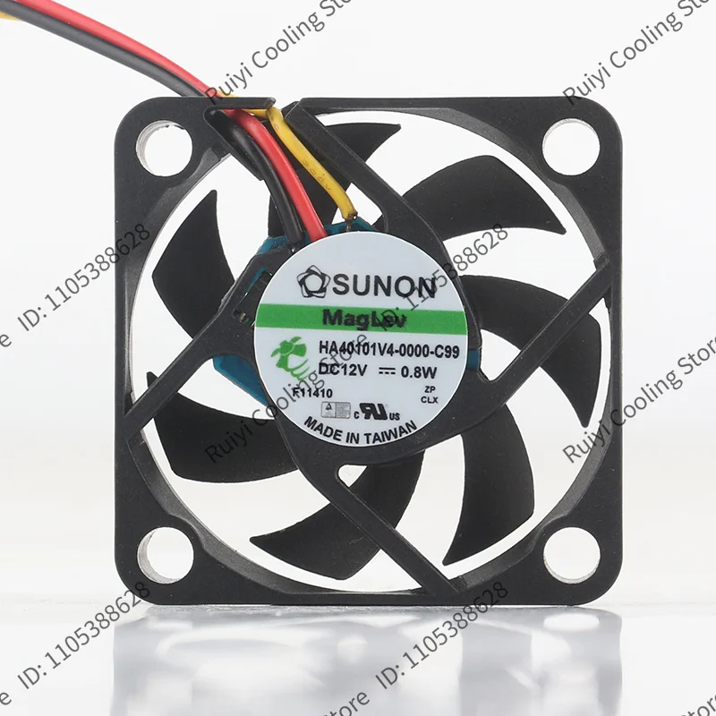 SUNON HA40101V4-0000-C99 12V 0.8W 4010 4CM Silent Monitoring Cooling Fan