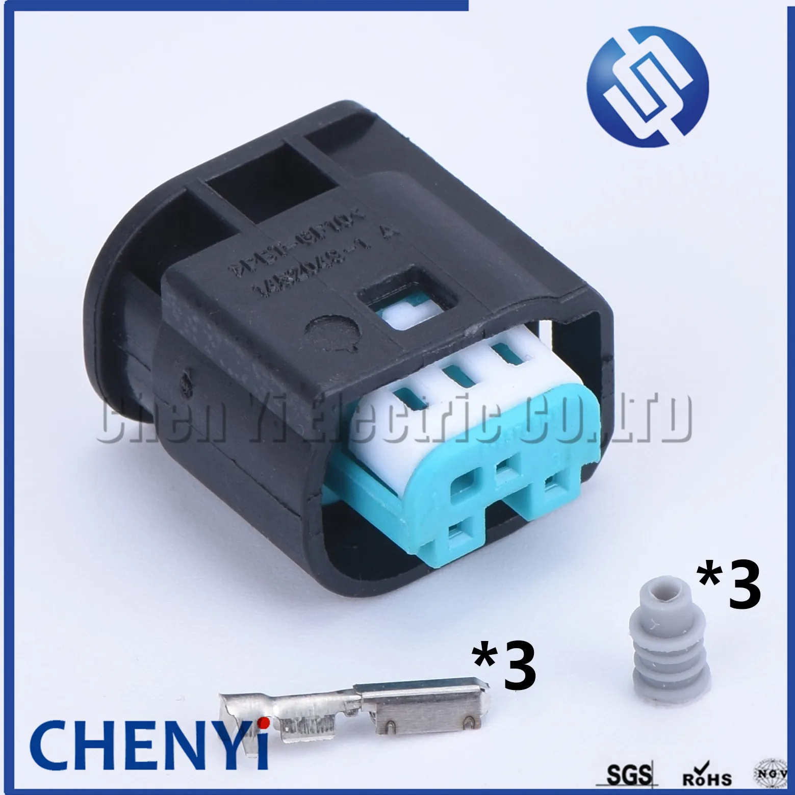 1 set 3 Pin 2-967642-1 Wire Connector Female Male Accelerator Pedal Socket Waterproof Electrical Connector