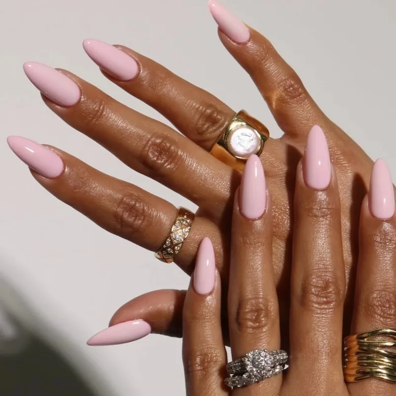 • White female pink European and American solid color simple wearing armor