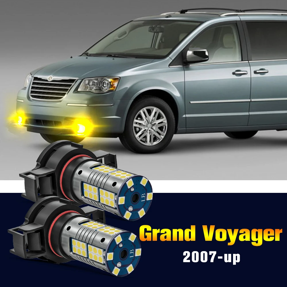 2pcs LED Fog Light Bulb Lamp For Chrysler Grand Voyager 2007 2008 2009 Accessories