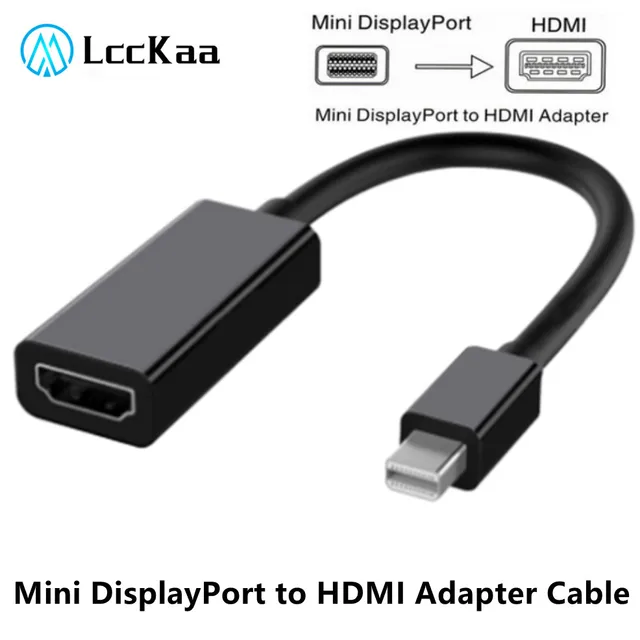 Thunderbolt Mini DisplayPort Kabel DP do HDMI Projektor TV 1080P Wyświetlacz Port do HDMI Kabel przejściowy do Mac Macbook Pro Air