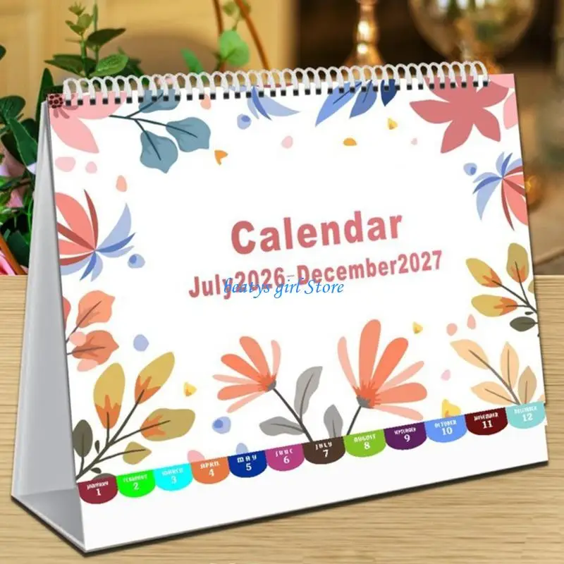 

C7AB 2026 Simple Desk Decorations Calendar Creative Desktop Decors Planner