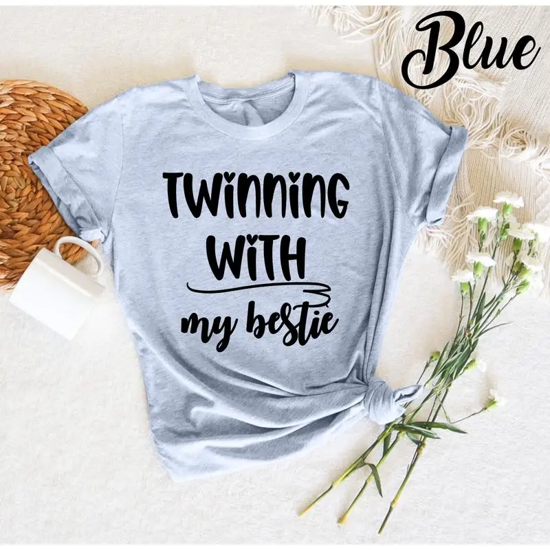 

Футболка Twinning With My Bestie для мальчиков «Дух Week» BFF Cool Best Friend Matching Twin Day