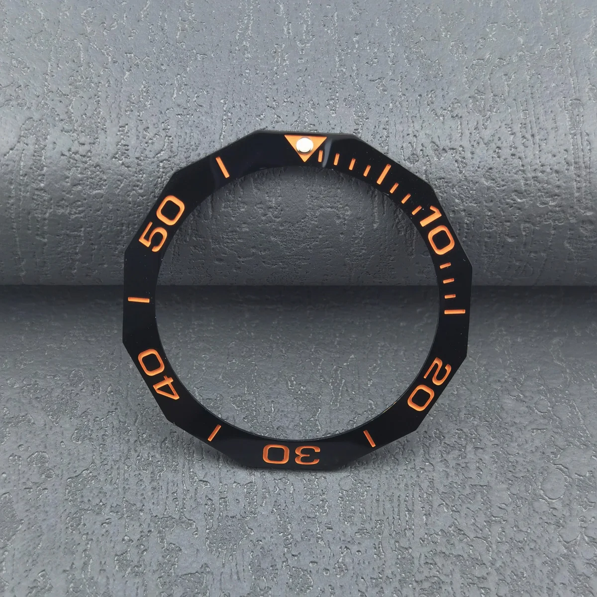 42.3*33.3mm Sloping Luminous Ceramic Bezel Insert Replacement fit TAG HEUER AQUARACER automatic watch WAY201