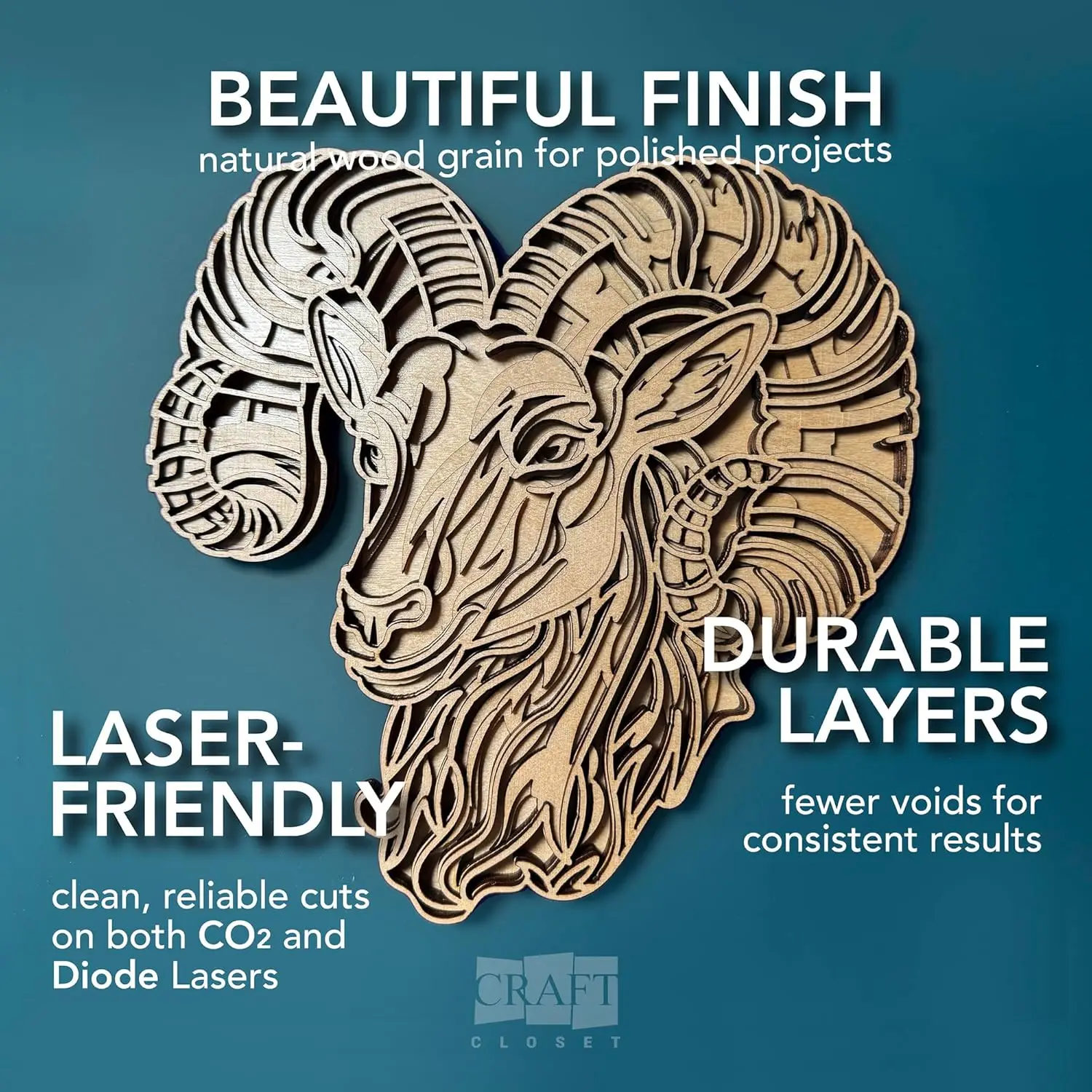 10 pacotes de madeira compensada de bétula báltica premium, 3 mm 1/8 polegadas, 12 x 19 polegadas, brilho pronto para gravação a laser e CNC