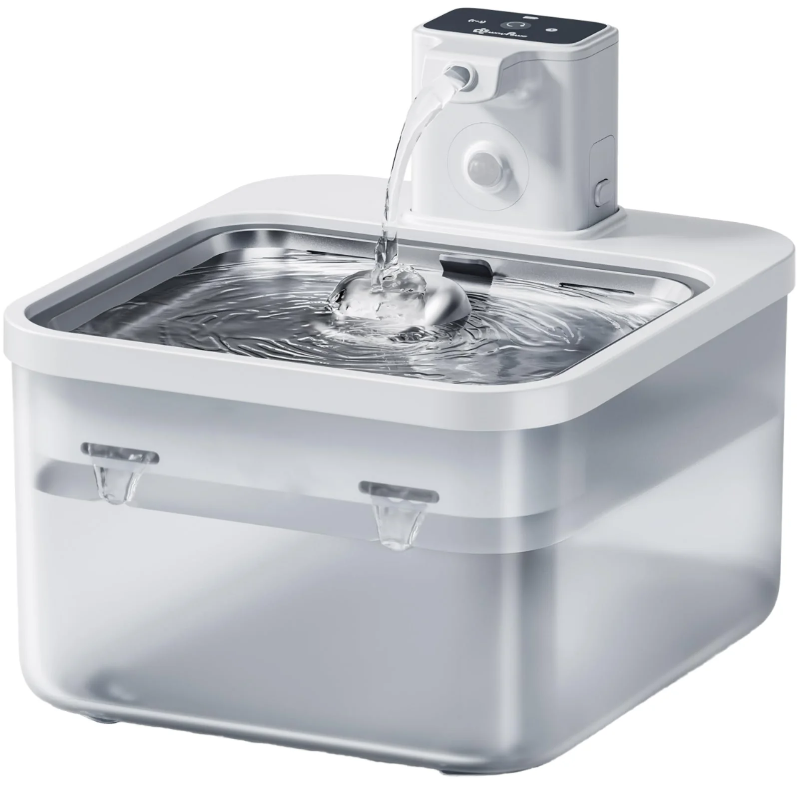 

Лидер продаж, 4000 мАч, автоматический диспенсер для воды для домашних животных, умный беспроводной датчик, миска для кошек и собак, пластиковые миски и кормушки для домашних животных с питанием от аккумулятора