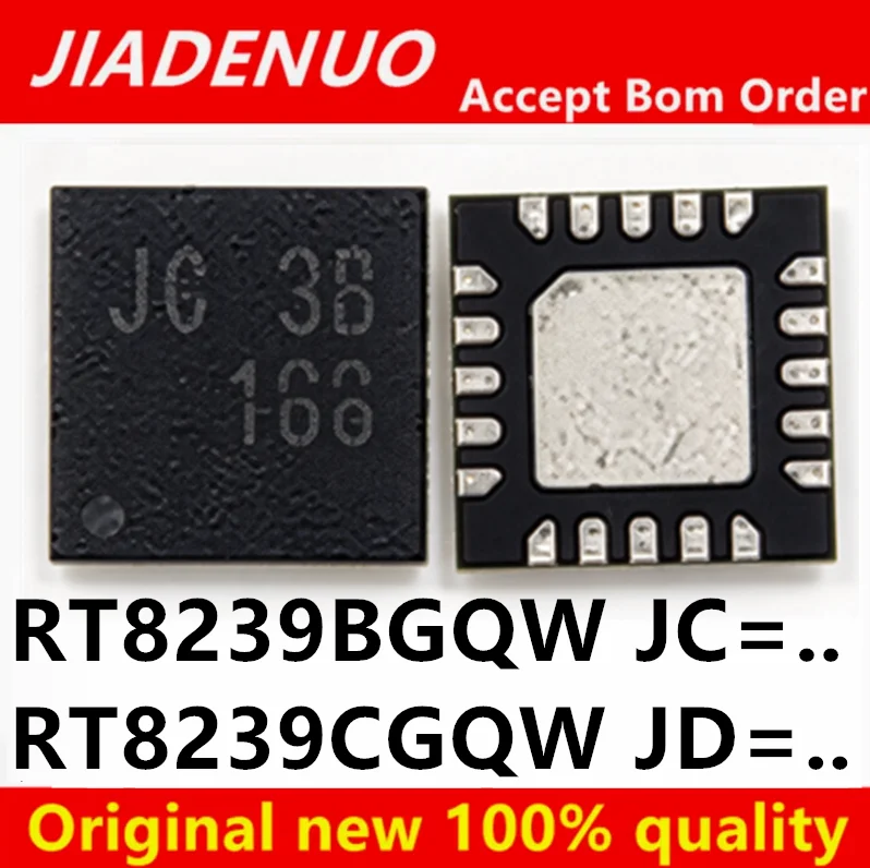 (5-10piece) 100% New RT8239BGQW RT8239B RT8239BZQW ( JC=CF JC=.. ) RT8239C RT8239CGQW RT8239CZQW ( JD=DE JD=.. ) QFN-20