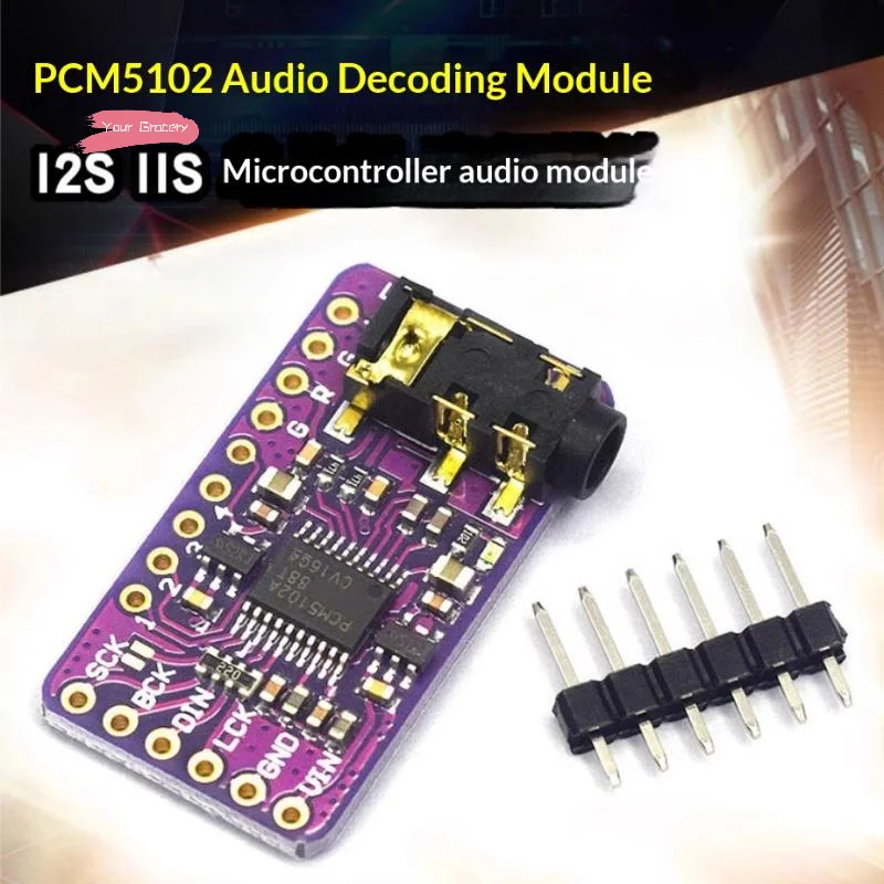 Y-PCM5102A Interface I2S DAC Decoder GY-PCM5102 I2S Player Module For Raspberry Pi PHAT Format Board Digital PCM5102 Audio Board