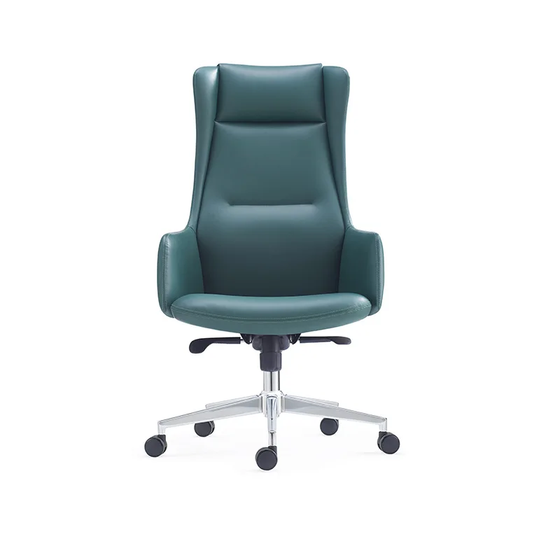 Nordic light luxury dark green office chair modern simple computer chair