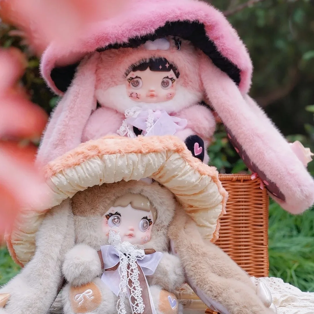 

In Stock Nommi New 400% V2 Mushroom Cap Series Vinyl Blind Box Plush Vinyl Face Doll Kawaii Doll Ornament Girl Birthday Gift