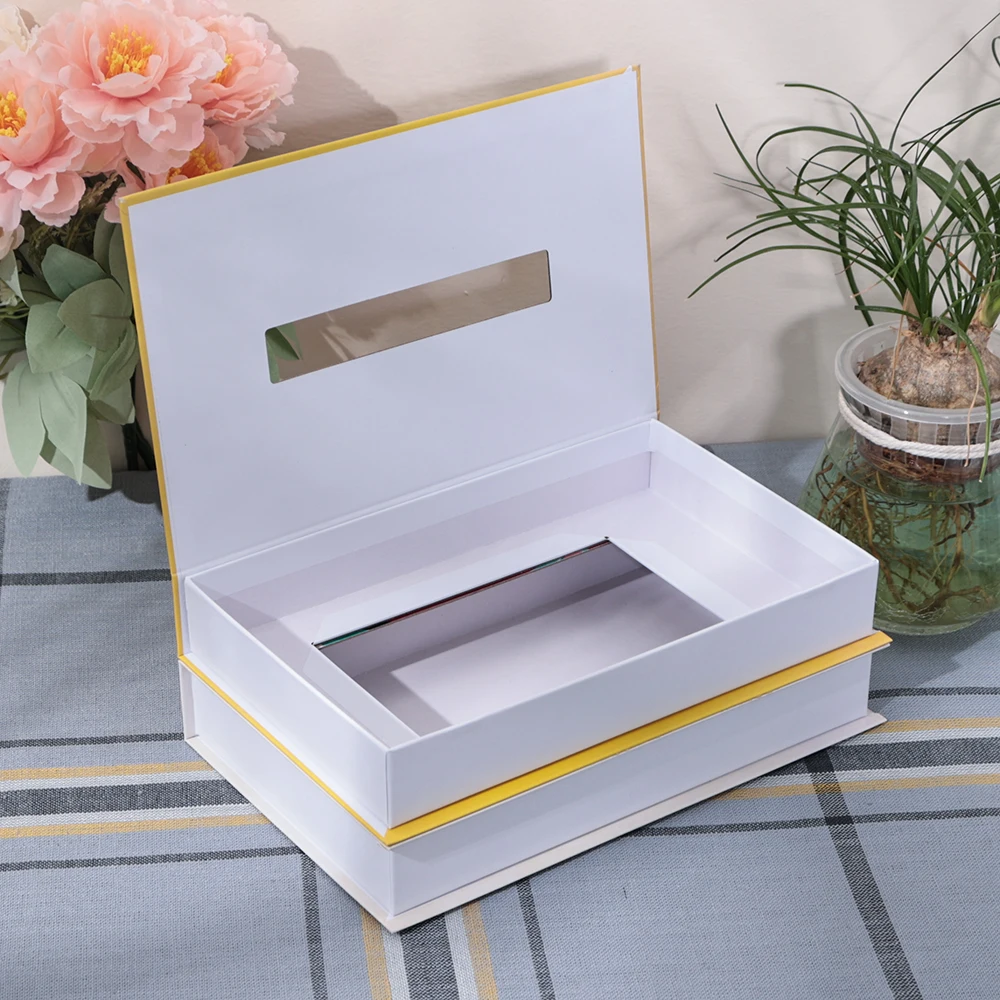 Luxury Book Style Tissue Box Napkin Holder Case Paper Box Container Fashion Hotel Storage Box Home Table Decoration Ornaments view 5
