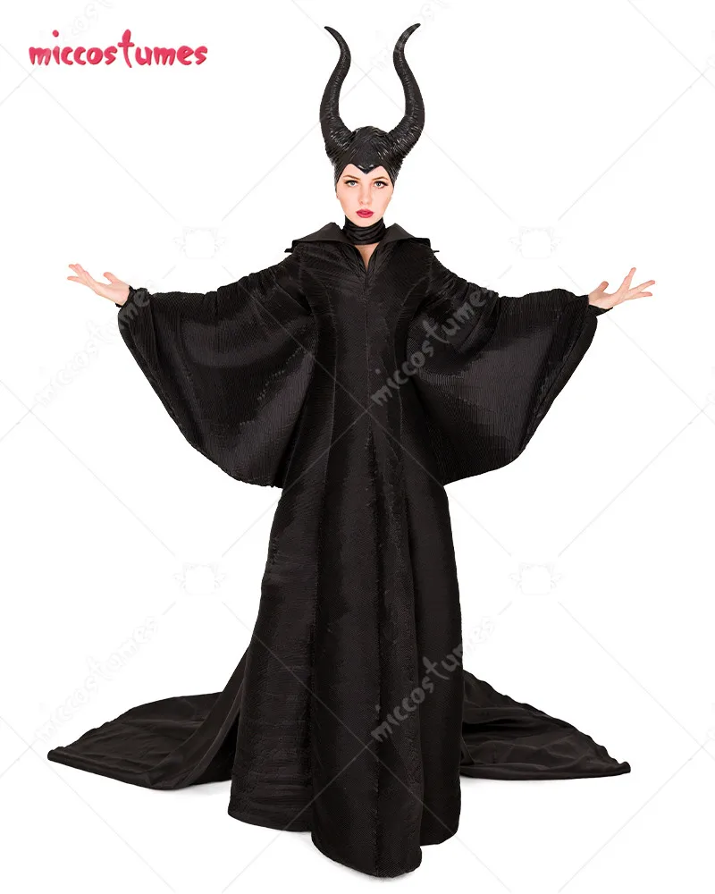 

Women's Exclusive Female Halloween Cosplay Costume Gown Dress with Headgear