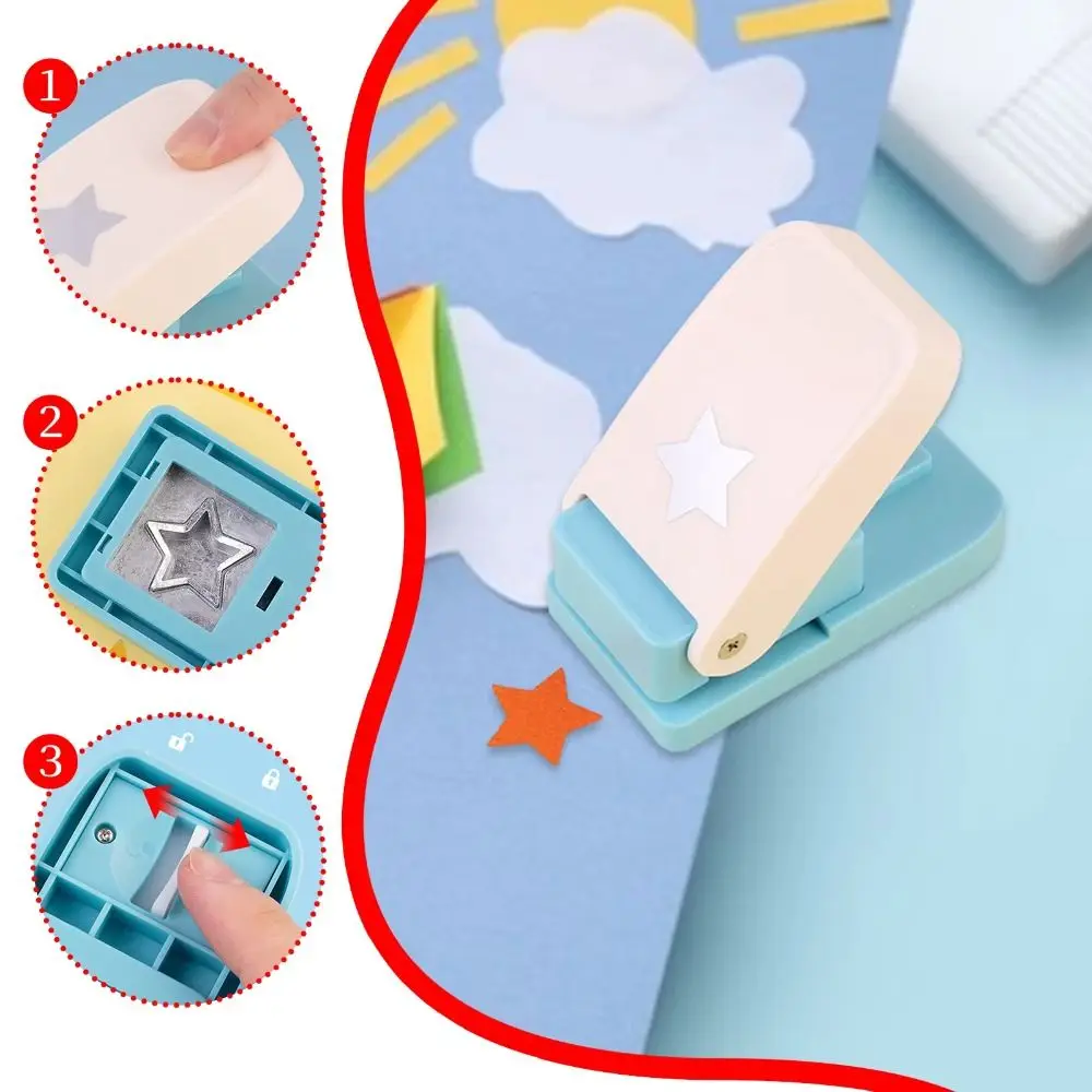 Stamp Shape Stamp Border Punch Punches Maker Cutting Craft Embossing Machine Hole Puncher Labor Saving Toothed Puncher Embosser