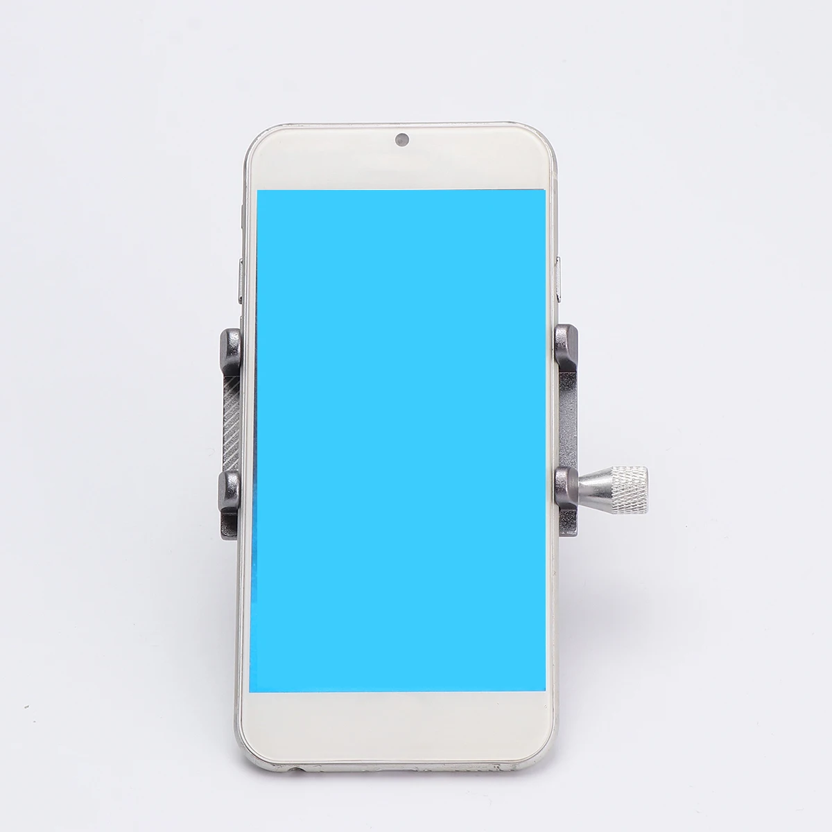 

Bike Phone Holder Aluminum Cell Phone Stand For 31.8/25.4Mm Handlebars Scooters Mountain Bike 55-100Mm Width Easy Install Silver