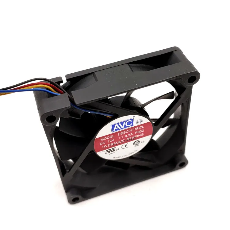 DSSC0715R2L 12V 0.3A 7020 4-wire PWM Intelligent Temperature Control Cooling Fan image 3