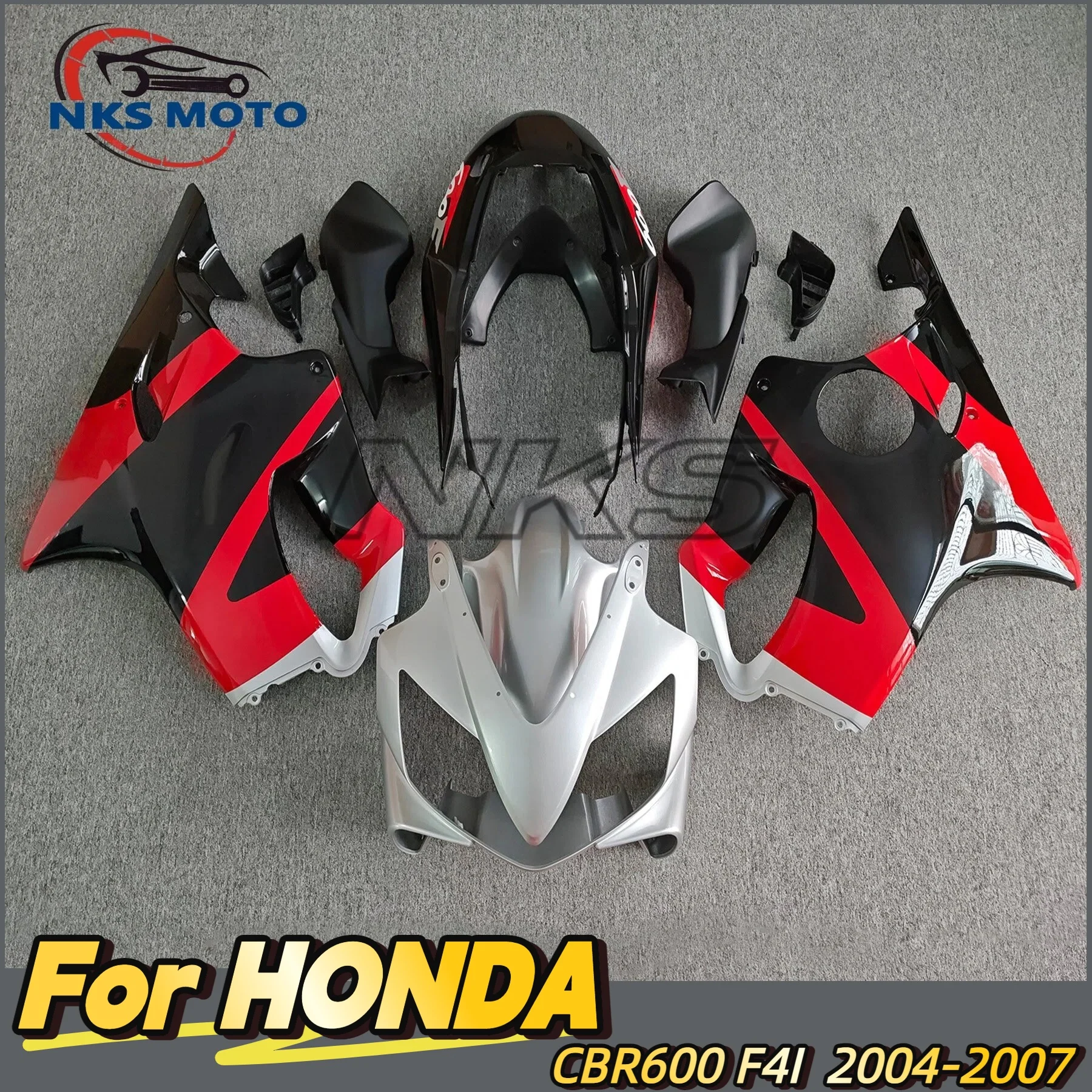 For Honda CBR600F CBR 600 CBR600 F4i 2004 2005 2006 2007 Sport Cowl Motorcycle Fairing Kit Bodywork Injection Plastic