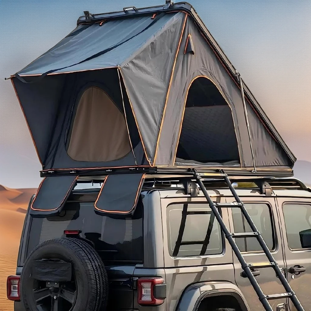 Customizable Aluminum Outdoor Car Rooftop Tent Hard Shell Clamshell Design For Camping And Hiking