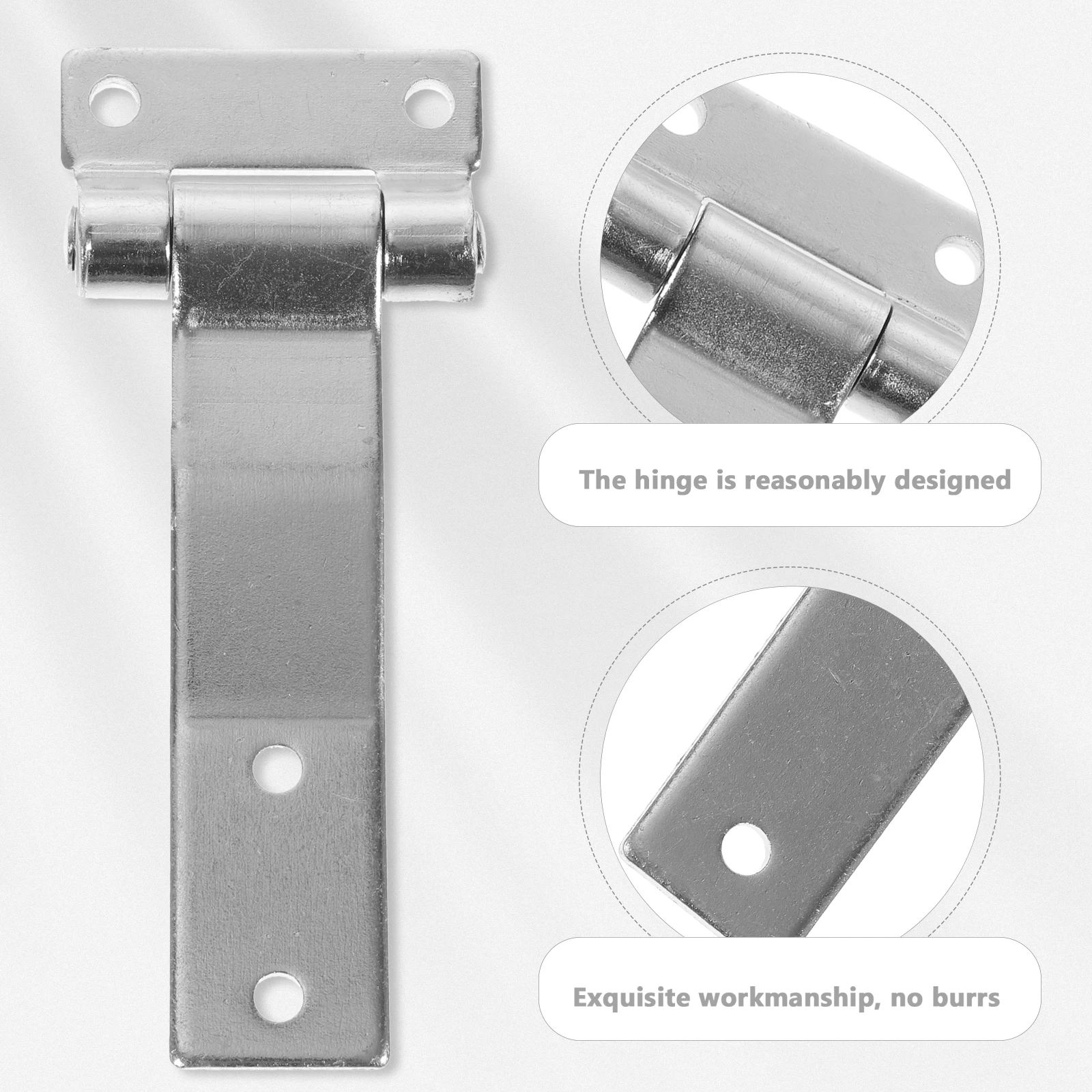 Bisagras de acero galvanizado de alta resistencia, bisagras industriales reforzadas para puerta de armario, reemplazo de bisagra para exteriores, 2 uds.