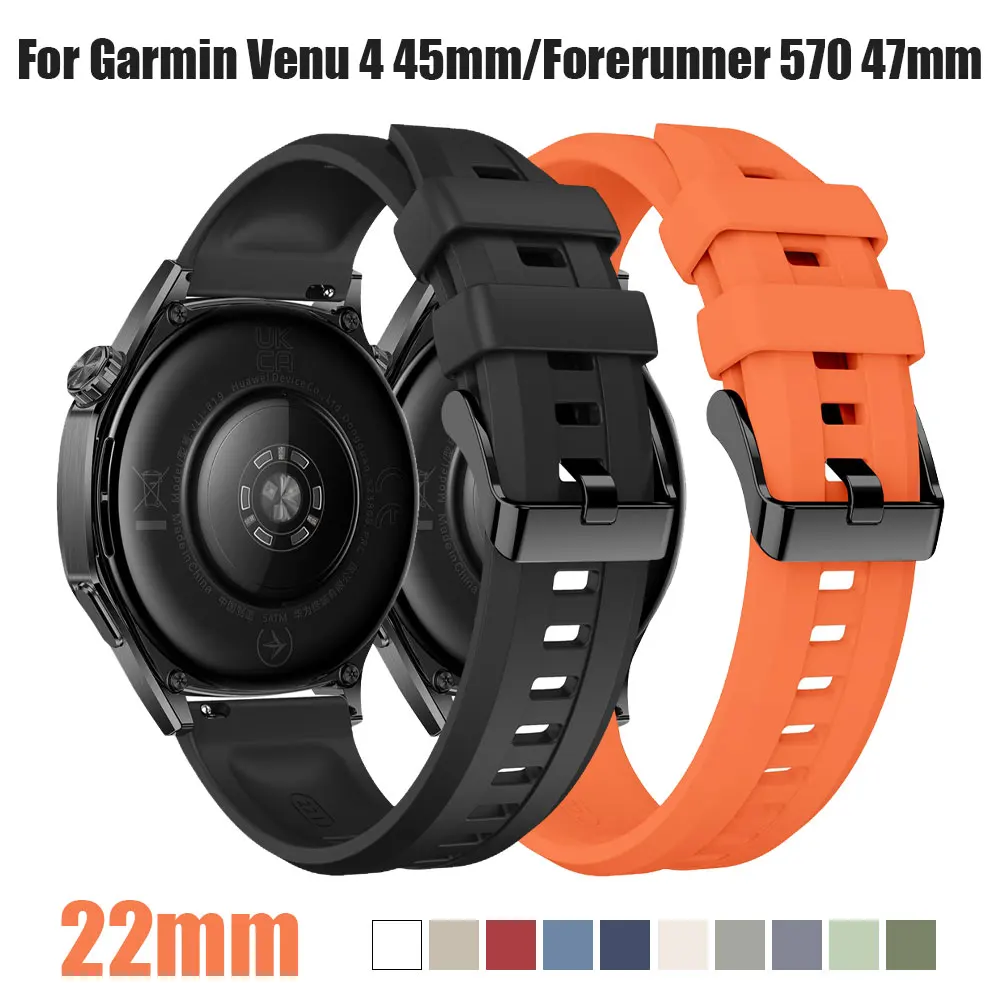 22Mm Silicone Watch…