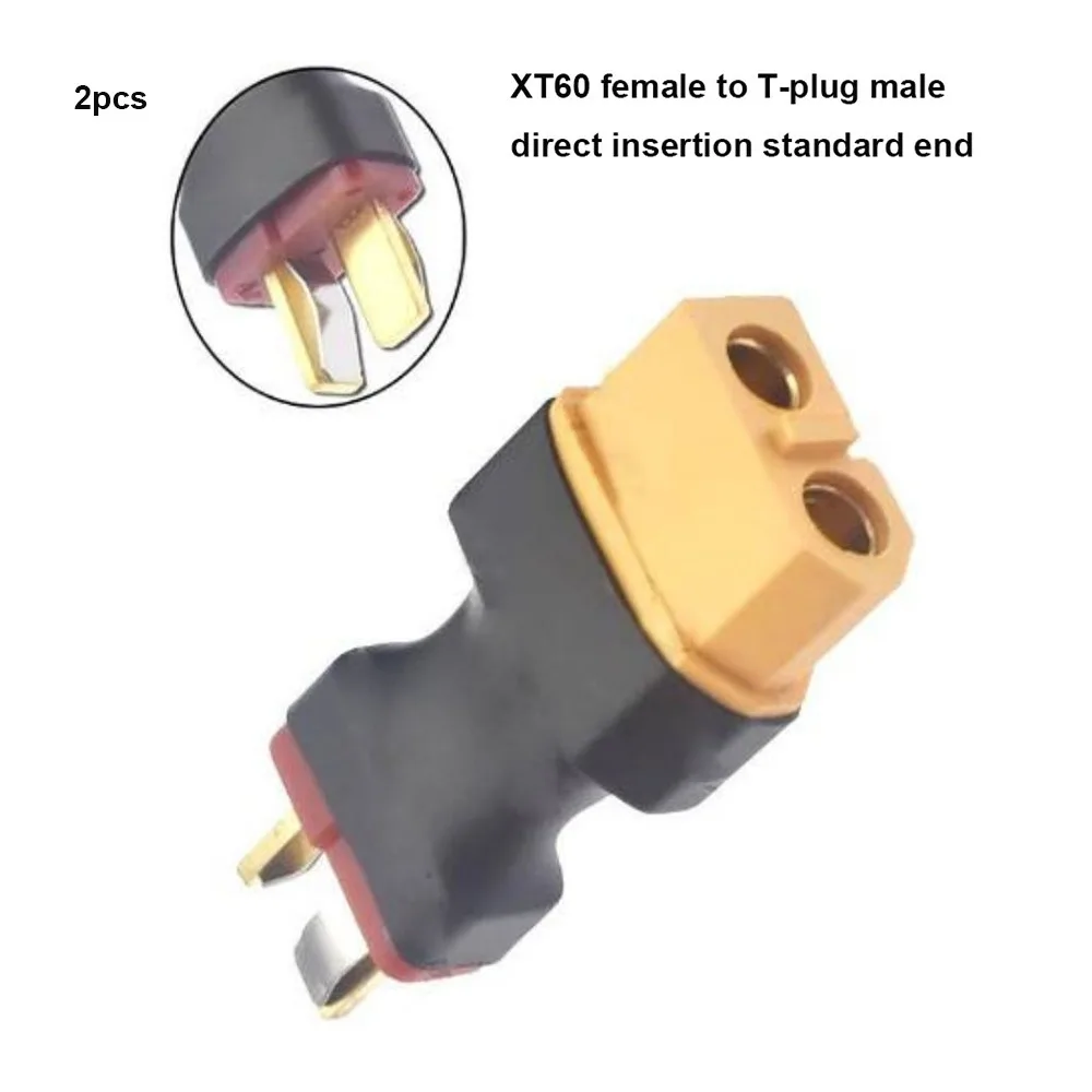 

Multifunctional Adapter XT60 to T Plug Model XT90 EC3 14AWG Airplane Battery Revolving Plastic for 2pcs