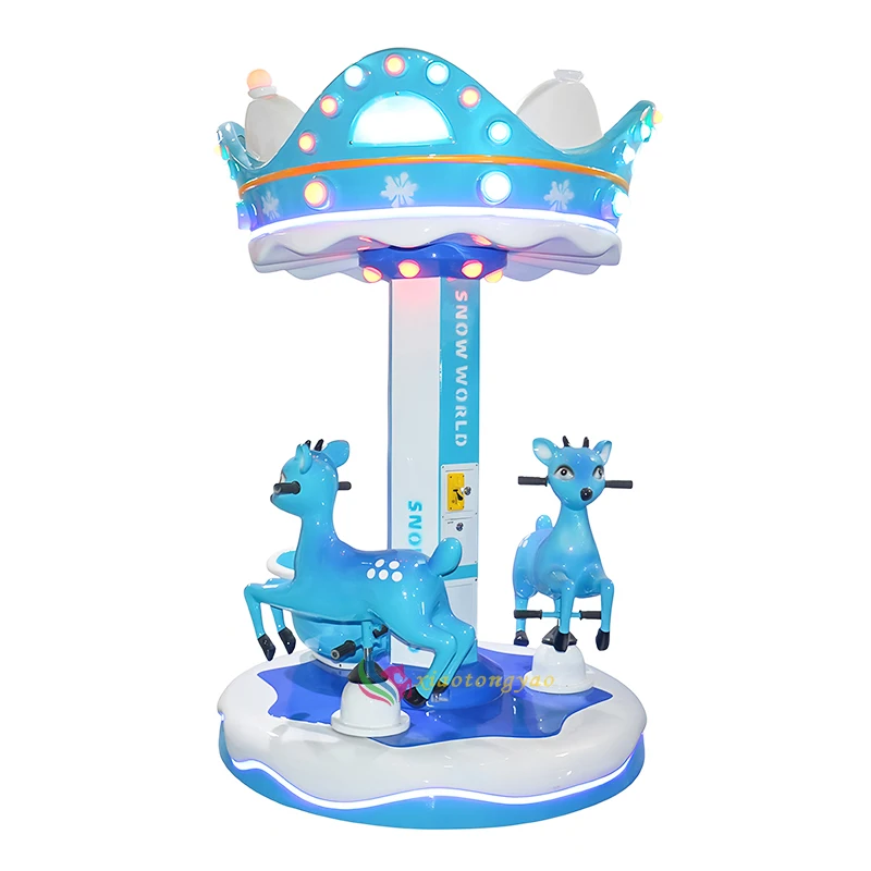 Commercial Children's Amusement Equipment Carousel Portable Mini Carousel Ride for Kids