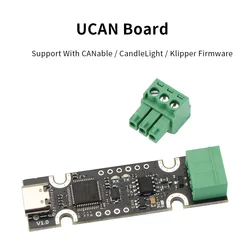 Soporte de placa Toaiot UCAN con CAnable/CandleLight/Klipper firmwaren basado en STM32F072 Adaptador USB a CAN Impresora 3D