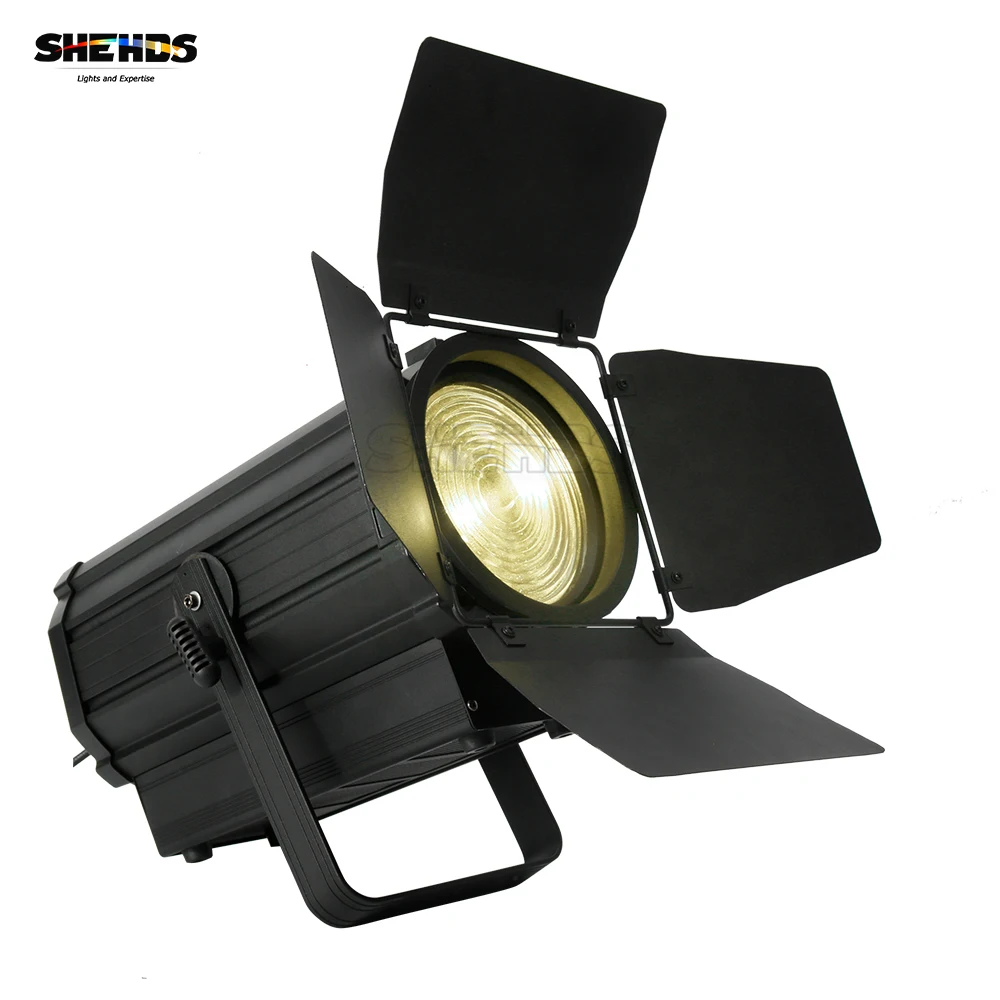 SHEHDS 2 STKS 250 W LED Spotlight Fresnel Lens Focus Spot Light Koel en Warm Wit Podiumlicht Voor DJ Disco Bruiloft Theater Show