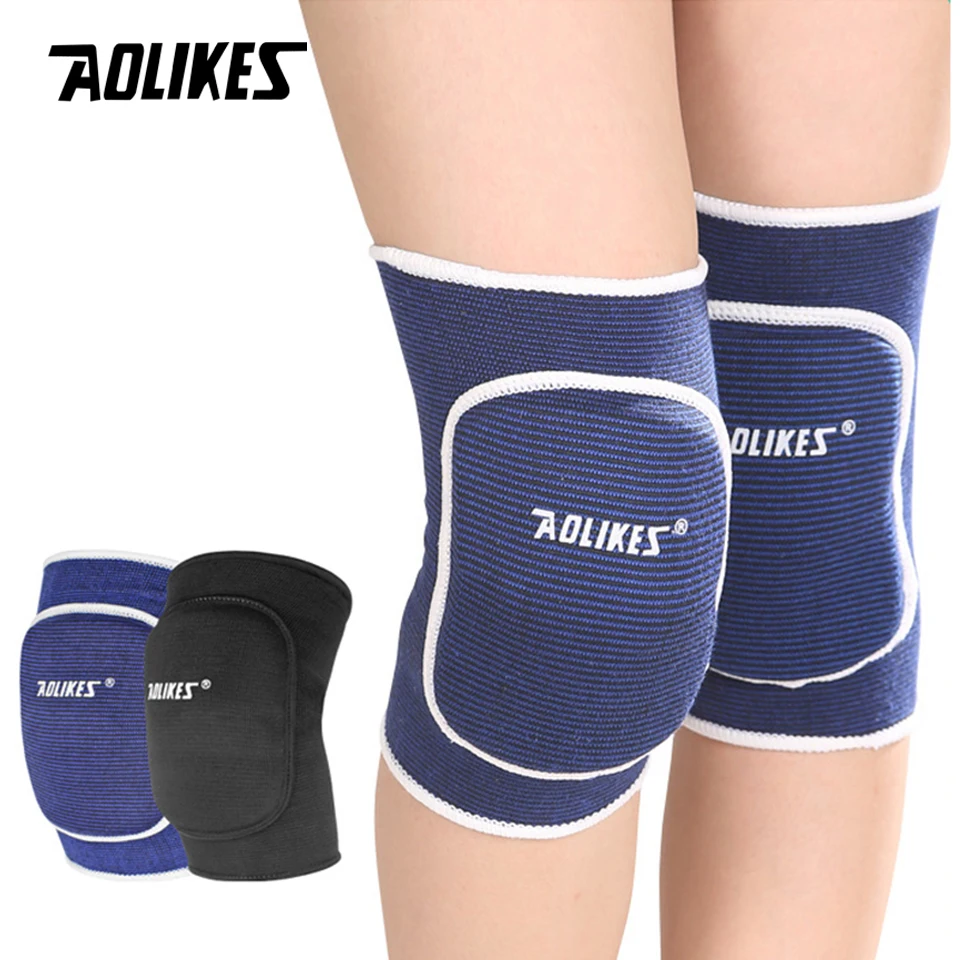 AOLIKES 1 Pair Kids Adult Dancing Skating Skateboard Cycling Sponge Knee Pads Anti-crash Children Kneepads Knees Protector