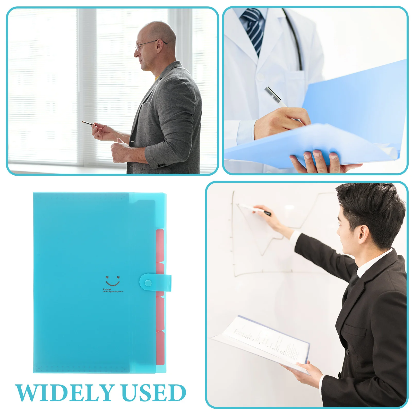 Organisateur d'accordéon multi-poches, dossier de fichiers Portable pour Documents, papiers, reçus, stockage de fichiers de factures, grande capacité extensible