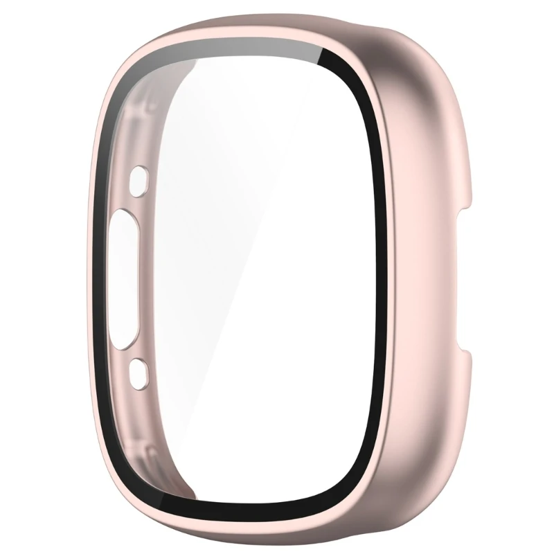 Para versa4/sense2 smartwatch pc pele à prova de choque relógio capa lavável pára-choques